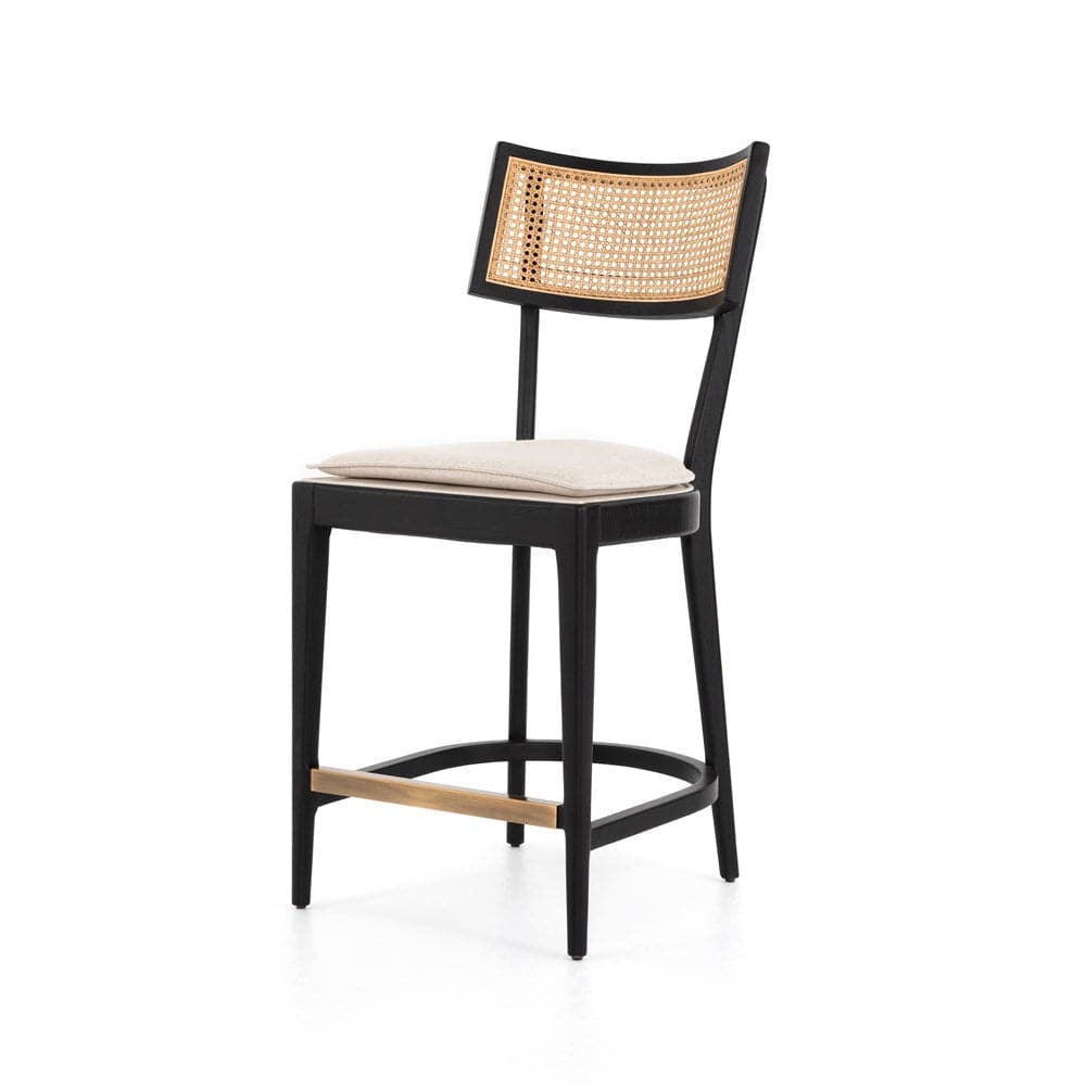 Britt Bar + Counter Stool-Four Hands-FH-224123-007-Bar StoolsBar-Brushed Ebony-7-France and Son