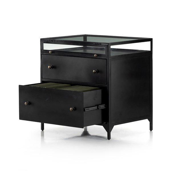 Shadow Box Modular File Cabinet-Four Hands-FH-224898-001-File StorageBlack-5-France and Son