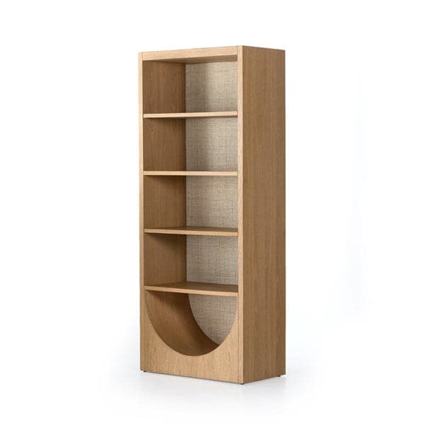 Higgs Bookcase - Honey Oak - Open box-Four Hands-STOCKR-225023-002-Bookcases & Cabinets-1-France and Son