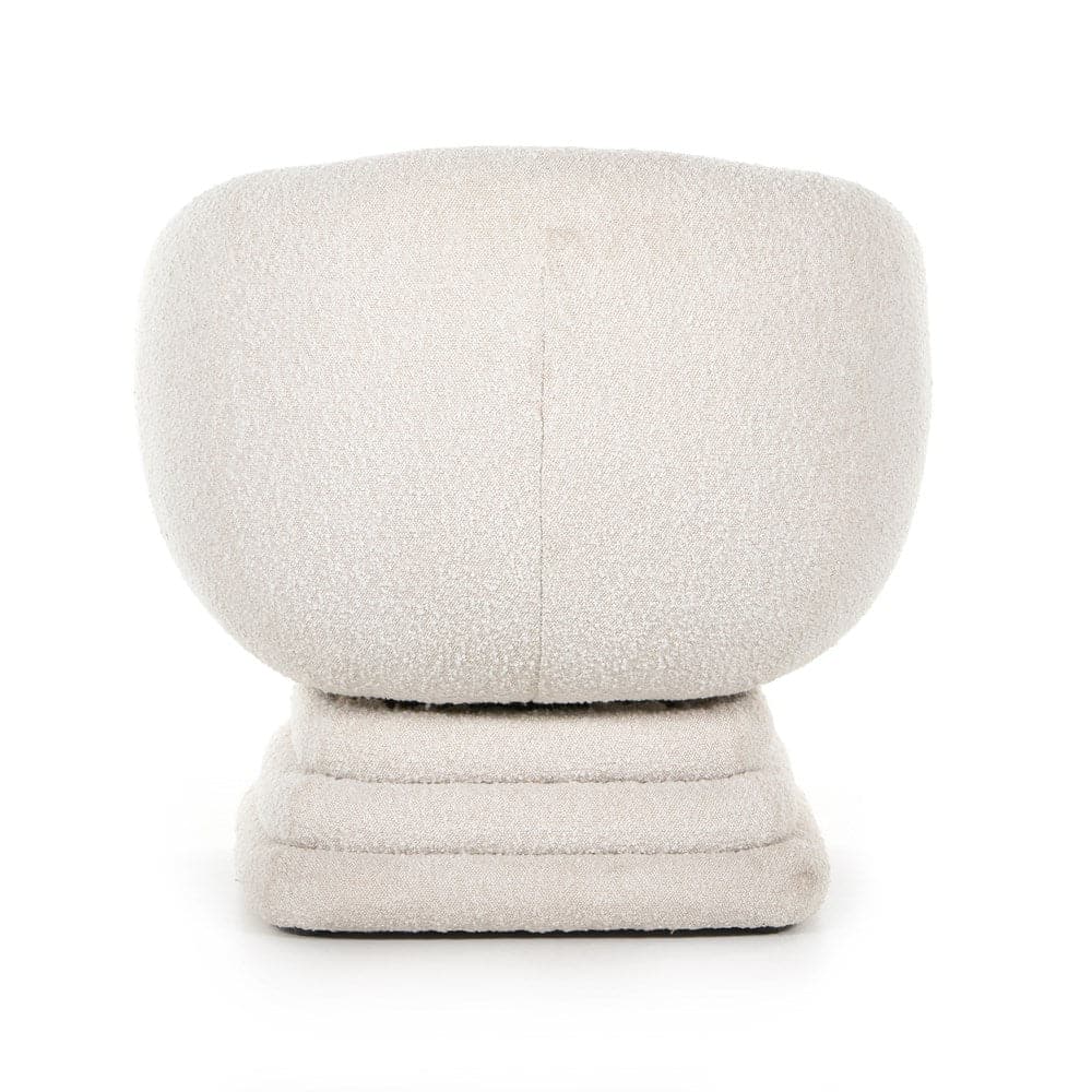 Flower Swivel Chair - Knoll Natural Boucle-FNS-HANDS-225818-001-Lounge Chairs-4-France and Son
