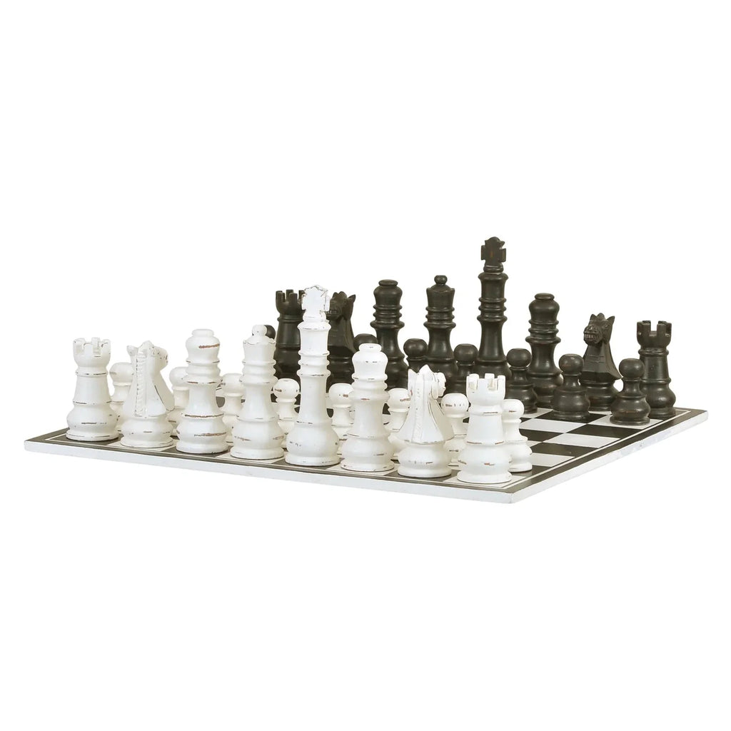 Gentlemen's Club Chess Set-Bramble-BRAM-25465WHDBHD--Decorative Objects-1-France and Son