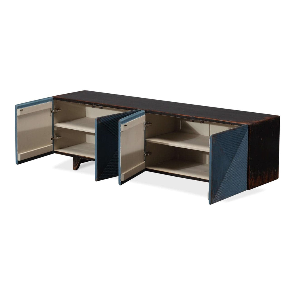 The "Under A TV" Cabinet-SARREID-SARREID-40373-Media Storage / TV Stands-1-France and Son