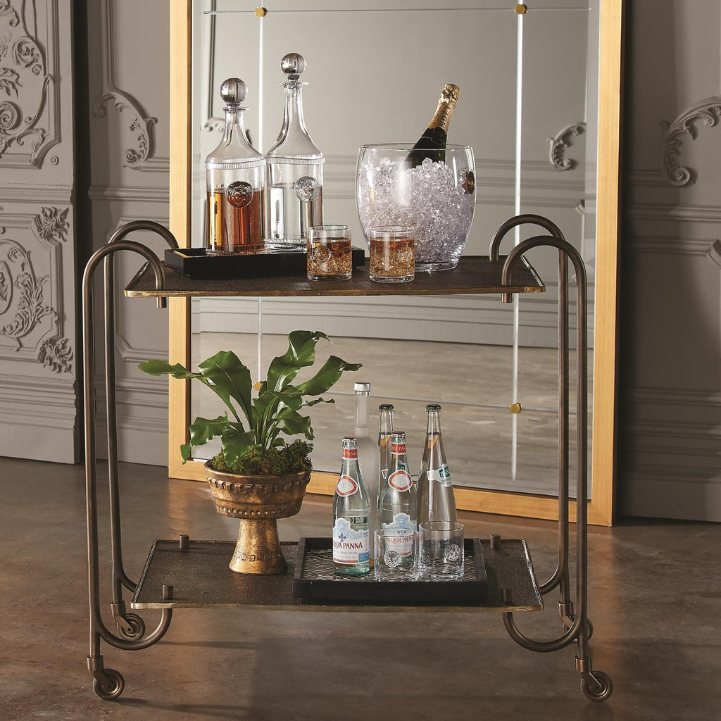 Blade Bar Cart-Bronze-Global Views-GVSA-9.93130-Bar Storage-1-France and Son