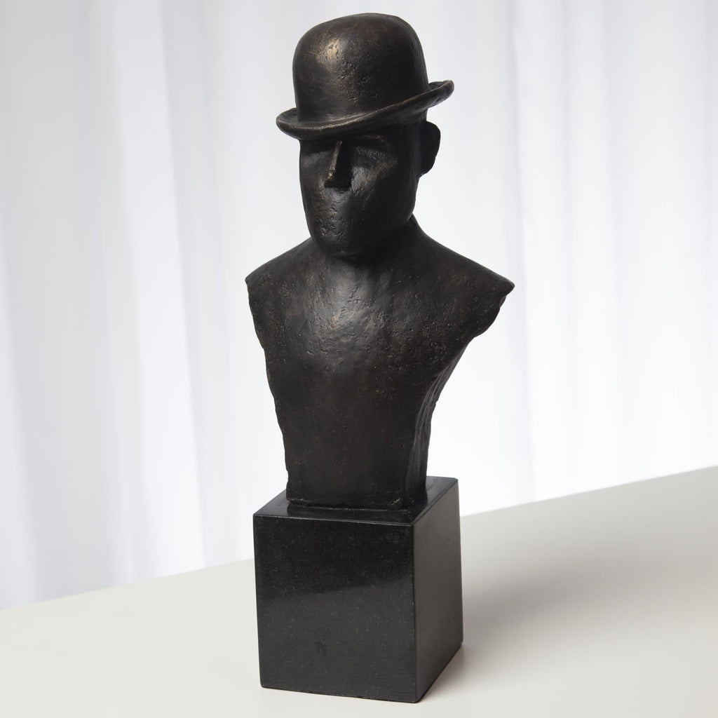 Hat Sculpture-Top Hat-Global Views-GVSA-8.82500-Decorative Objects-1-France and Son