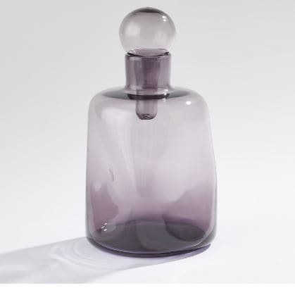 Pinched Decanter-Short-Global Views-GVSA-7.30179-Bar DecorGrey-1-France and Son