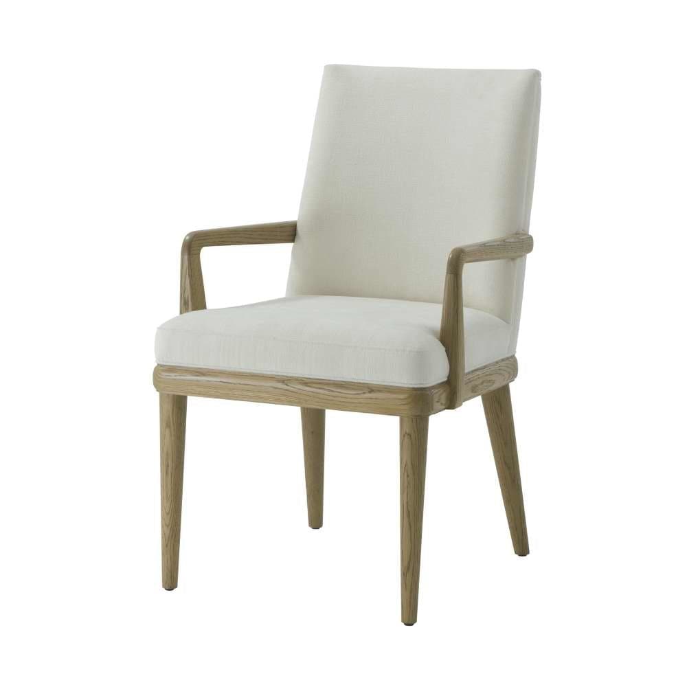Essence Dining Arm Chair-Theodore Alexander-THEO-TA41039.1CNB-Dining ChairsBlonde-1-France and Son