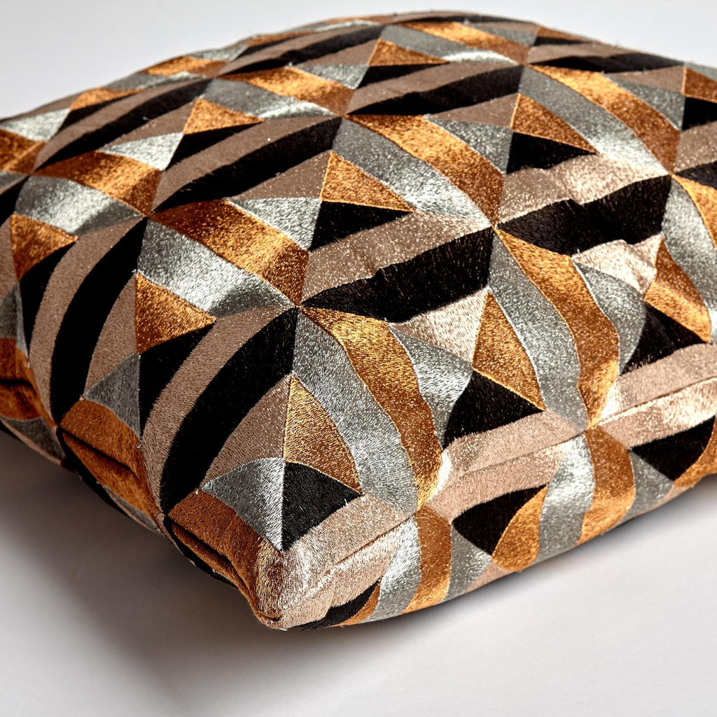 Triangle Marquetry Pillow-Global Views-GVSA-9.93199-Pillows-1-France and Son