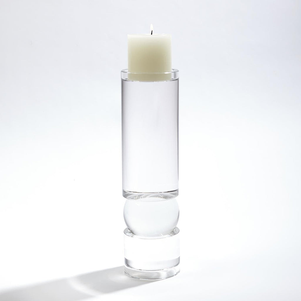 Bipolar Crystal Candle Holder - Large-Global Views-GVSA-8.81565-Candle Holders-1-France and Son