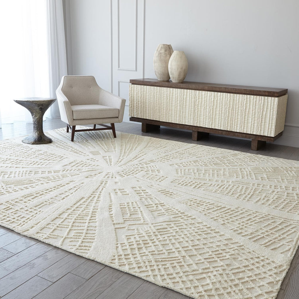 Vortex Rug-Ivory/Ivory-11' x 14'-Global Views-GVSA-7.91384-Rugs-1-France and Son