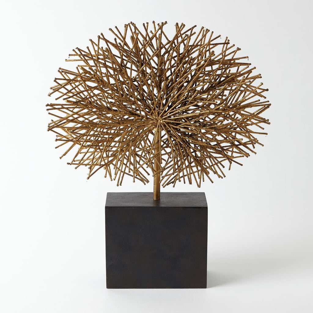 Tumble Weed Sculpture-Global Views-GVSA-7.80557-Decorative ObjectsLarge-Gold Leaf-3-France and Son