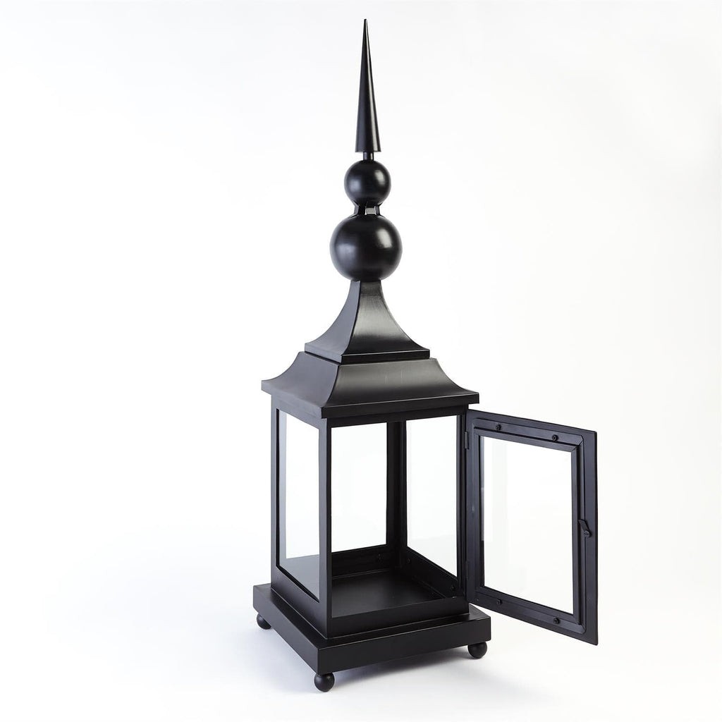 Iron Maison Lantern-Global Views-GVSA-9.90683-Outdoor Post Lanterns-1-France and Son