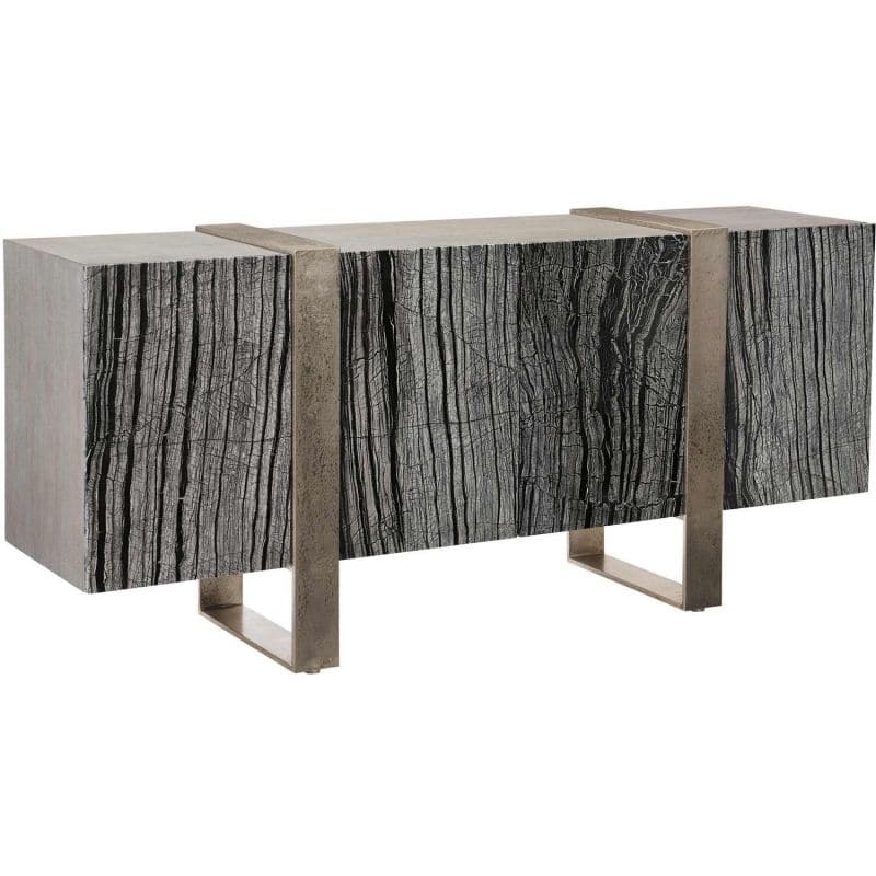 Bernhardt Furniture Linea Entertainment Sideboard Black Marble-Bernhardt-BHDT-384875G-Media Storage / TV Stands-1-France and Son