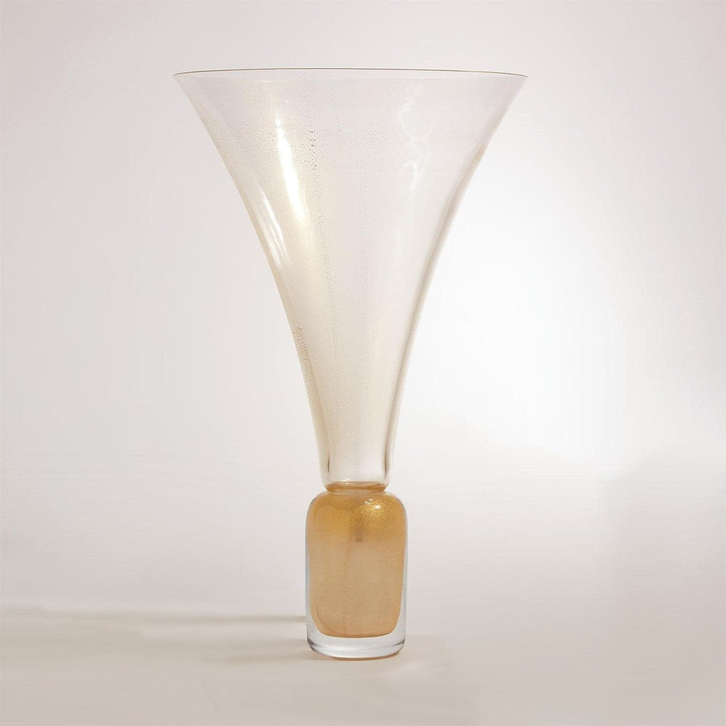Golden Gold Trumpet Vase-Global Views-GVSA-3.31507-Vases-1-France and Son