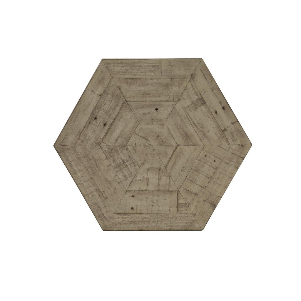 Gresham Side Table Hexagonal-Bernhardt-BHDT-398124G-Side Tables-1-France and Son