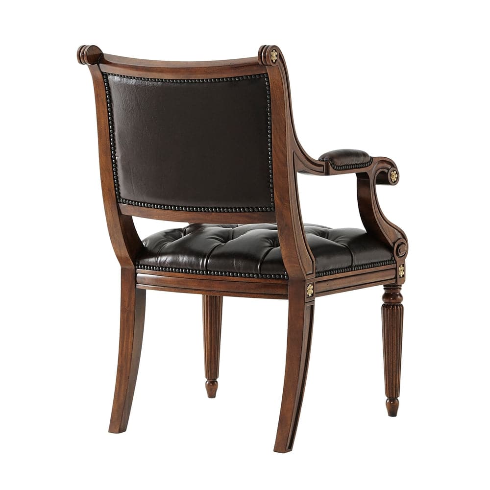 Northcote Accent Chair-Theodore Alexander-THEO-4100-522DC-Lounge Chairs-1-France and Son