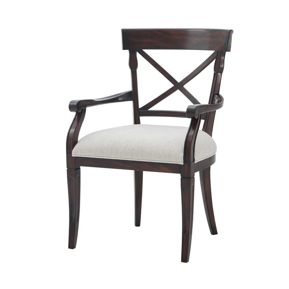 Brooksby Armchair - Set of 2-Theodore Alexander-THEO-4100-830.1AWK-Dining Chairs-1-France and Son