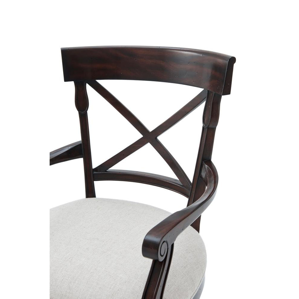 Brooksby Armchair - Set of 2-Theodore Alexander-THEO-4100-830.1AWK-Dining Chairs-1-France and Son