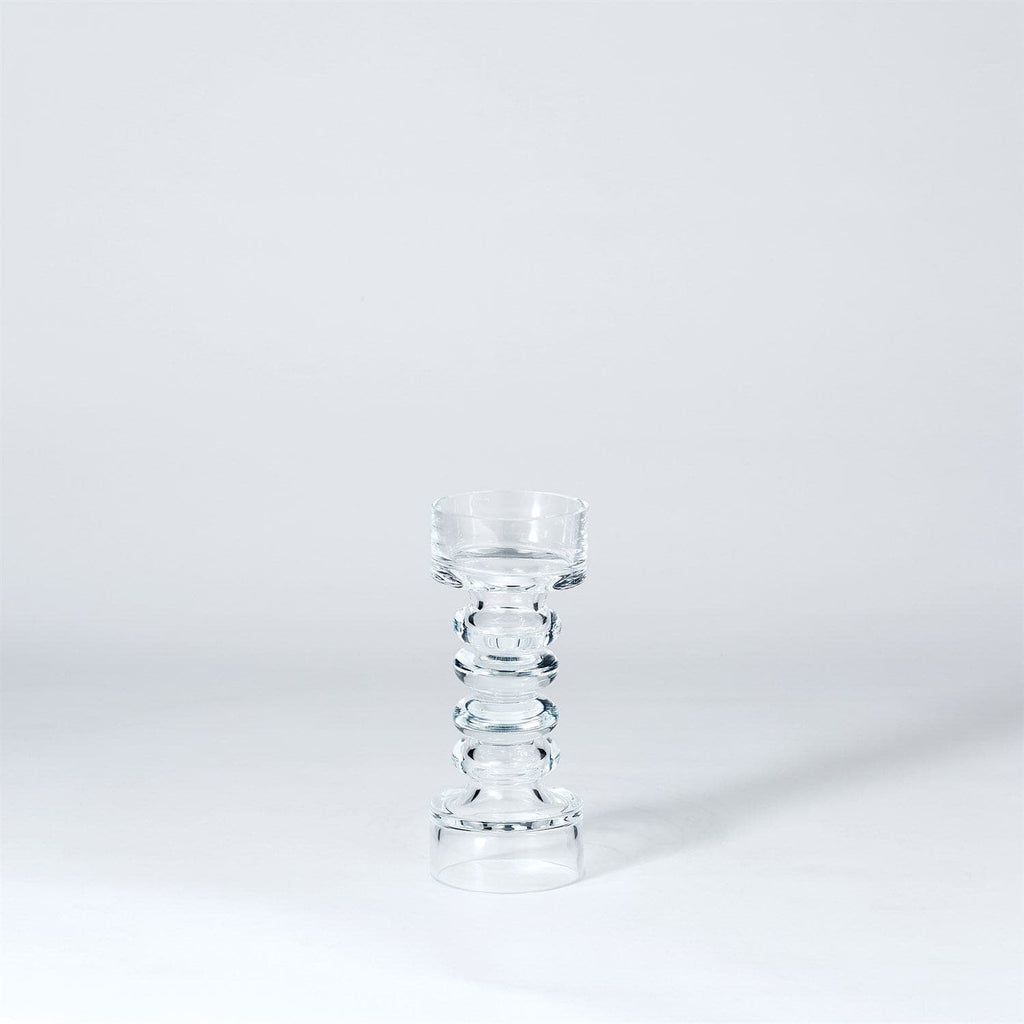 Glass Ribbed Candleholder/Vase-Global Views-GVSA-1522-Candle HoldersLarge-1-France and Son