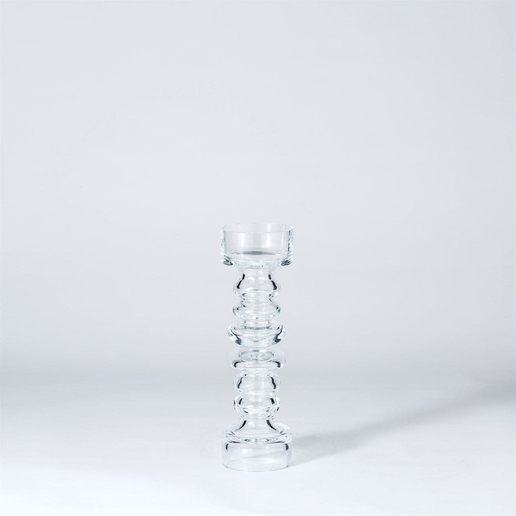Glass Ribbed Candleholder/Vase-Global Views-GVSA-1522-Candle HoldersLarge-1-France and Son
