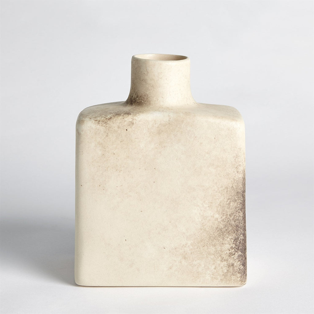Short Stack Bottle - Reactive Ivory-Global Views-GVSA-1.10724-Decorative ObjectsLg-1-France and Son