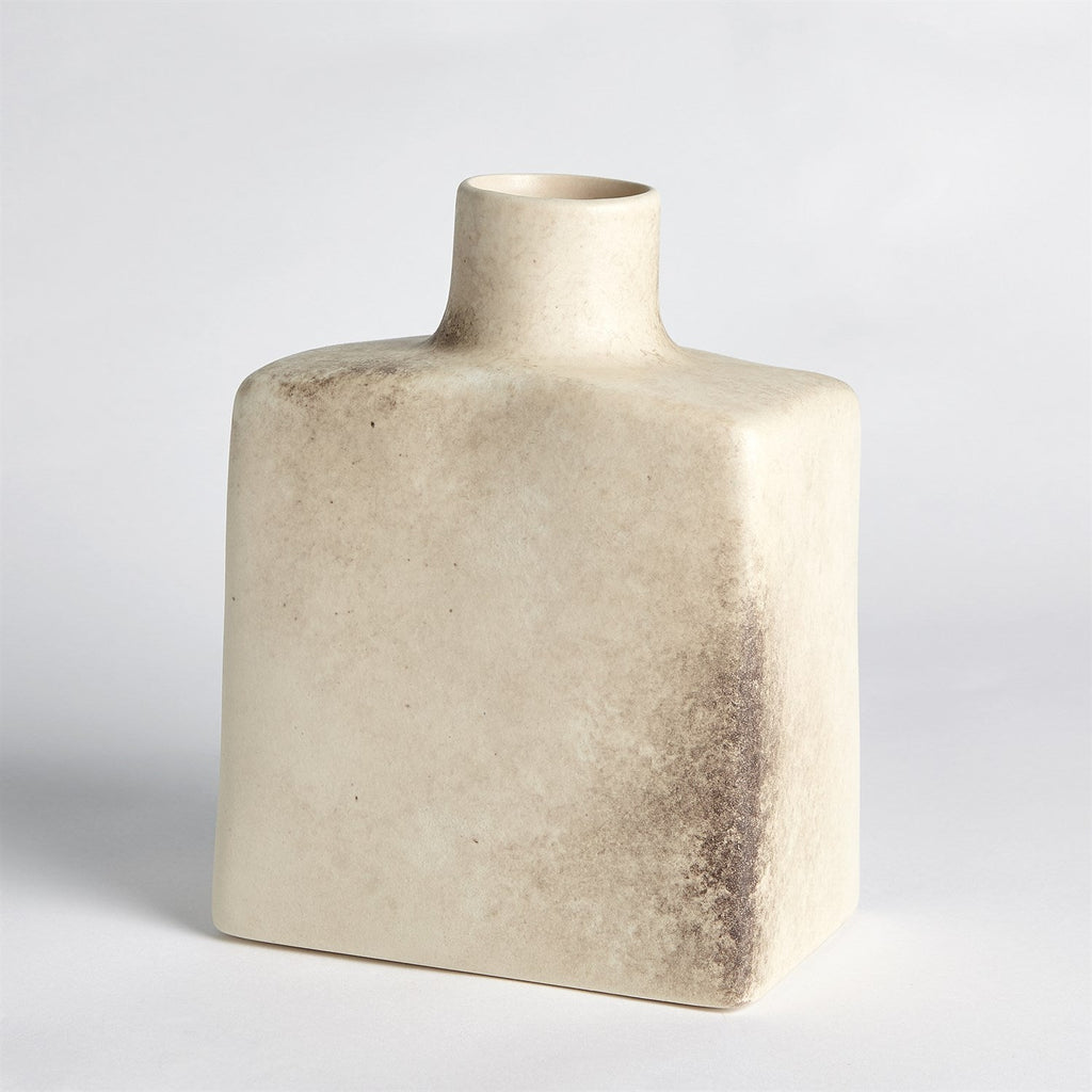 Short Stack Bottle - Reactive Ivory-Global Views-GVSA-1.10724-Decorative ObjectsLg-1-France and Son