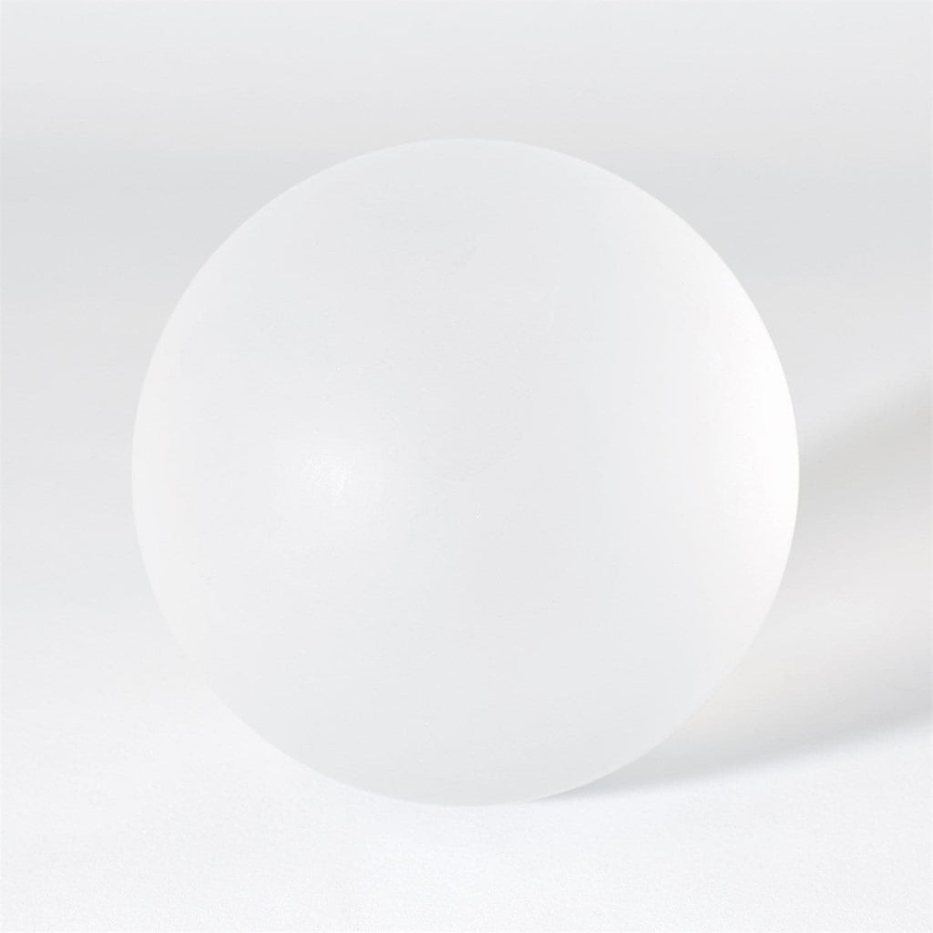 Frosted Crystal Sphere-Global Views-GVSA-7.80265-Decorative Objects5"-1-France and Son