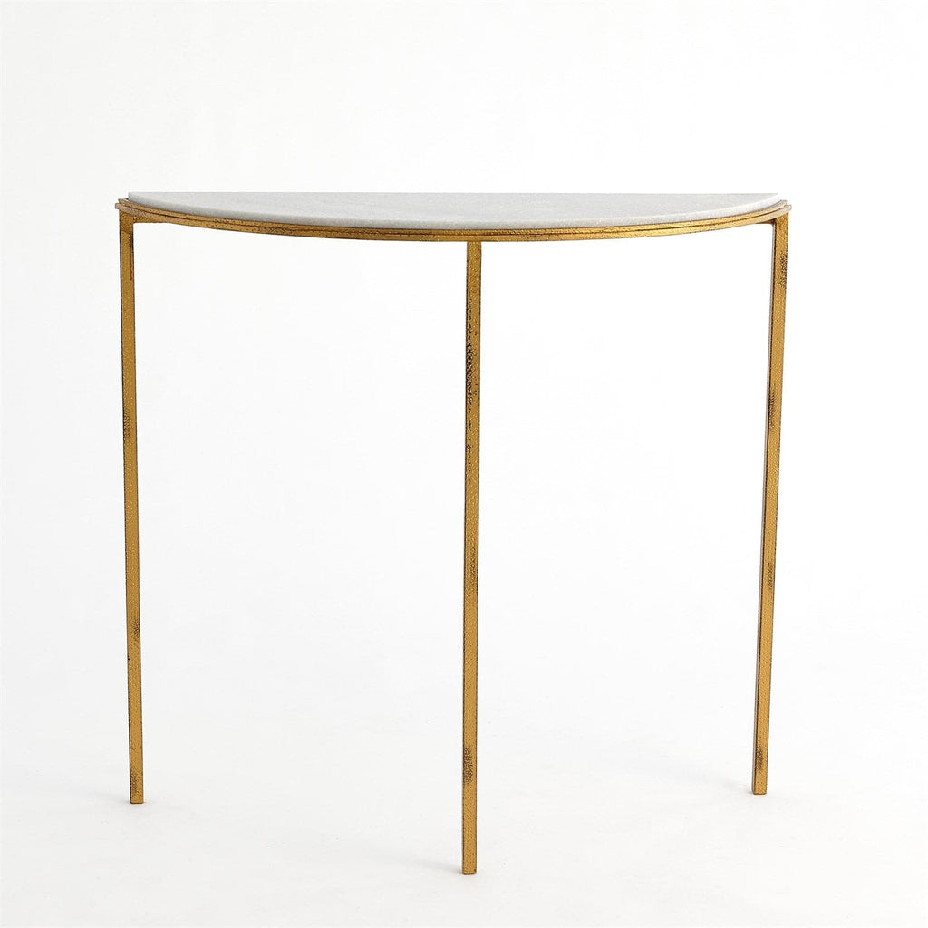 Hammered Gold Console-Global Views-GVSA-9.91770-Console Tables-1-France and Son