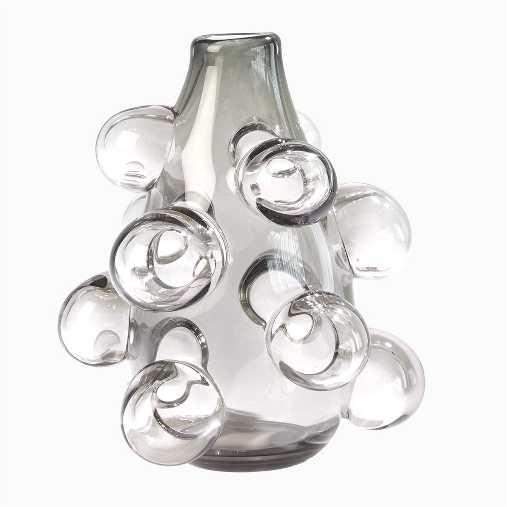 Bubbled Vase - Smoke Grey-Global Views-GVSA-6.60533-VasesLarge-1-France and Son