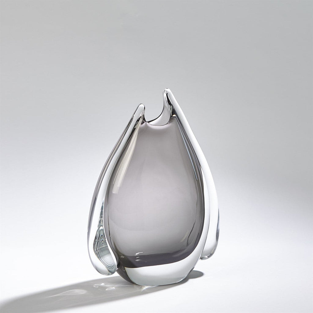 Fin Vase-Global Views-GVSA-6.60537-VasesGrey-Small-1-France and Son