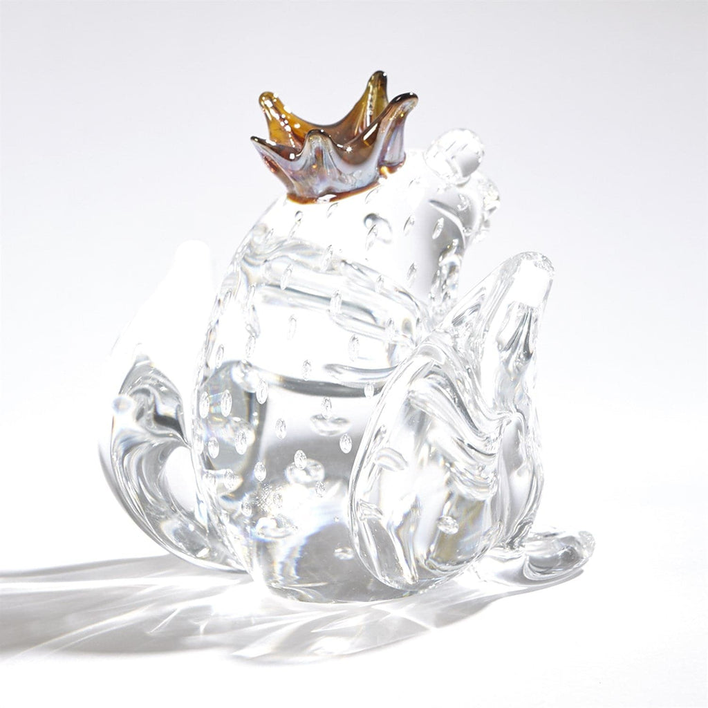 Frog Prince Clear With Bubbles-Global Views-GVSA-6.60547-Decorative Objects-1-France and Son