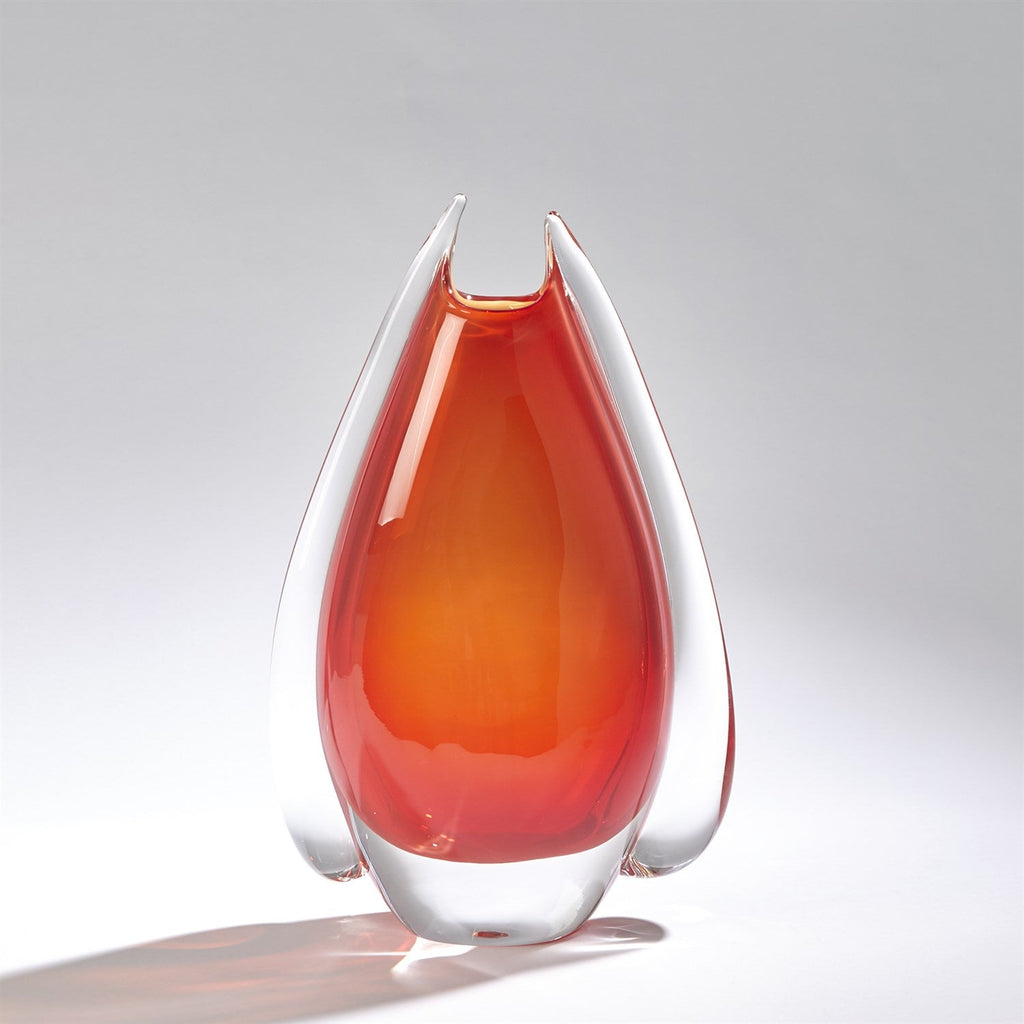 Fin Vase-Global Views-GVSA-6.60537-VasesGrey-Small-1-France and Son