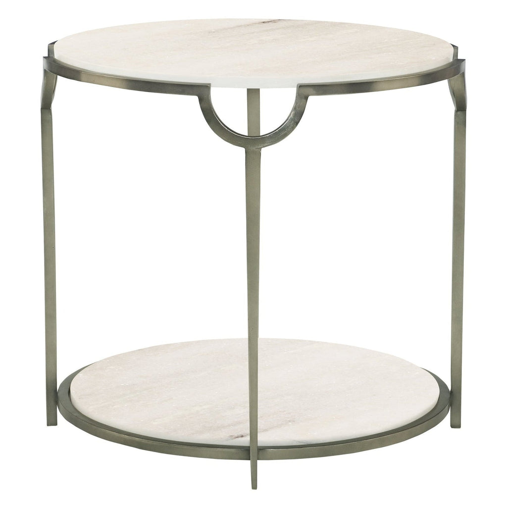 Morello Round Metal End Table-Bernhardt-BHDT-469123-Side Tables-1-France and Son