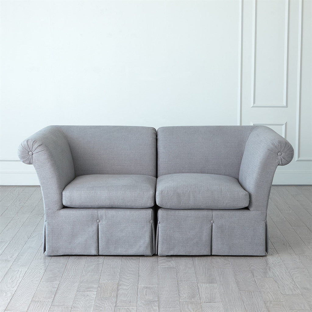 Slipper Sectional - Heather Grey-Global Views-GVSA-2682-SectionalsCorner-1-France and Son