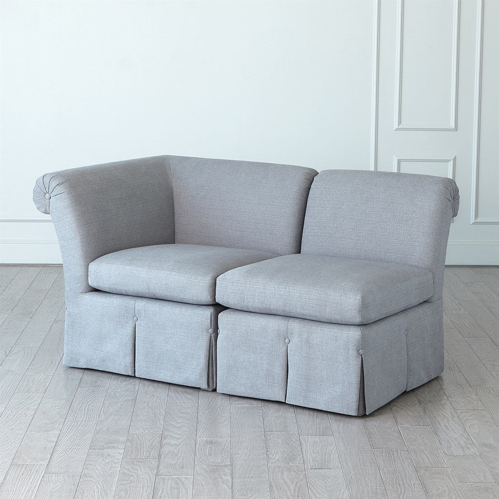 Slipper Sectional - Heather Grey-Global Views-GVSA-2682-SectionalsCorner-1-France and Son