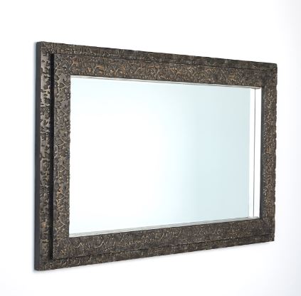 Dentwood Mirror-Weathered Black-Global Views-GVSA-7.91459-Mirrors-1-France and Son