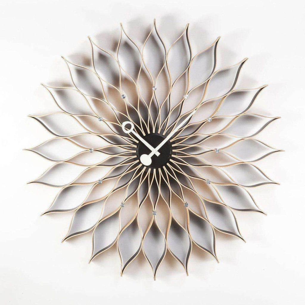 Mid-Century Modern Reproduction Sunflower Clock Inspired by George Nelson