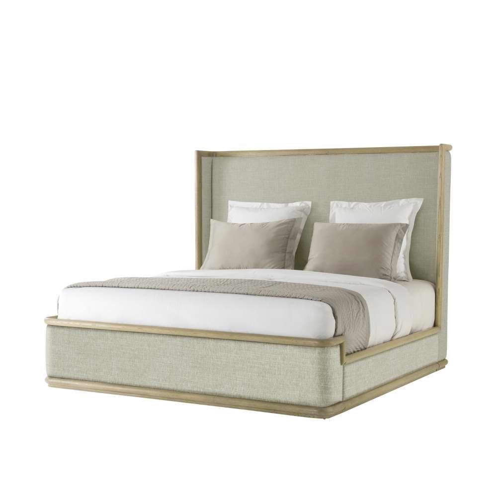 Catalina Upholstered US King Bed-Theodore Alexander-THEO-TA83011.1CGN-Beds-1-France and Son