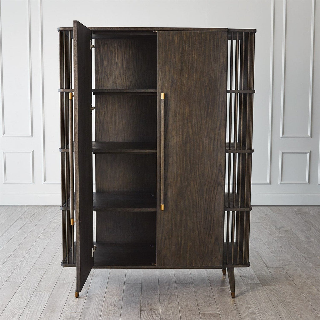 Arbor Tall Cabinet - Smoke-Global Views-GVSA-7.20230-Bookcases & Cabinets-1-France and Son
