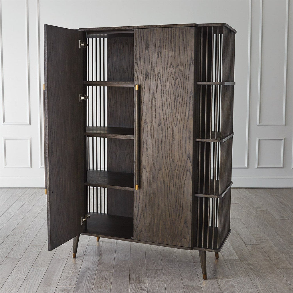 Arbor Tall Cabinet - Smoke-Global Views-GVSA-7.20230-Bookcases & Cabinets-1-France and Son