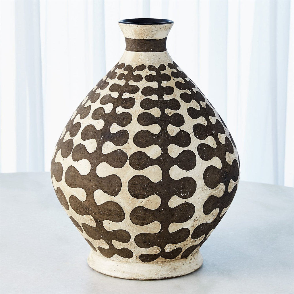 Interlock Round Vase-Global Views-GVSA-7.30167-Vases-1-France and Son