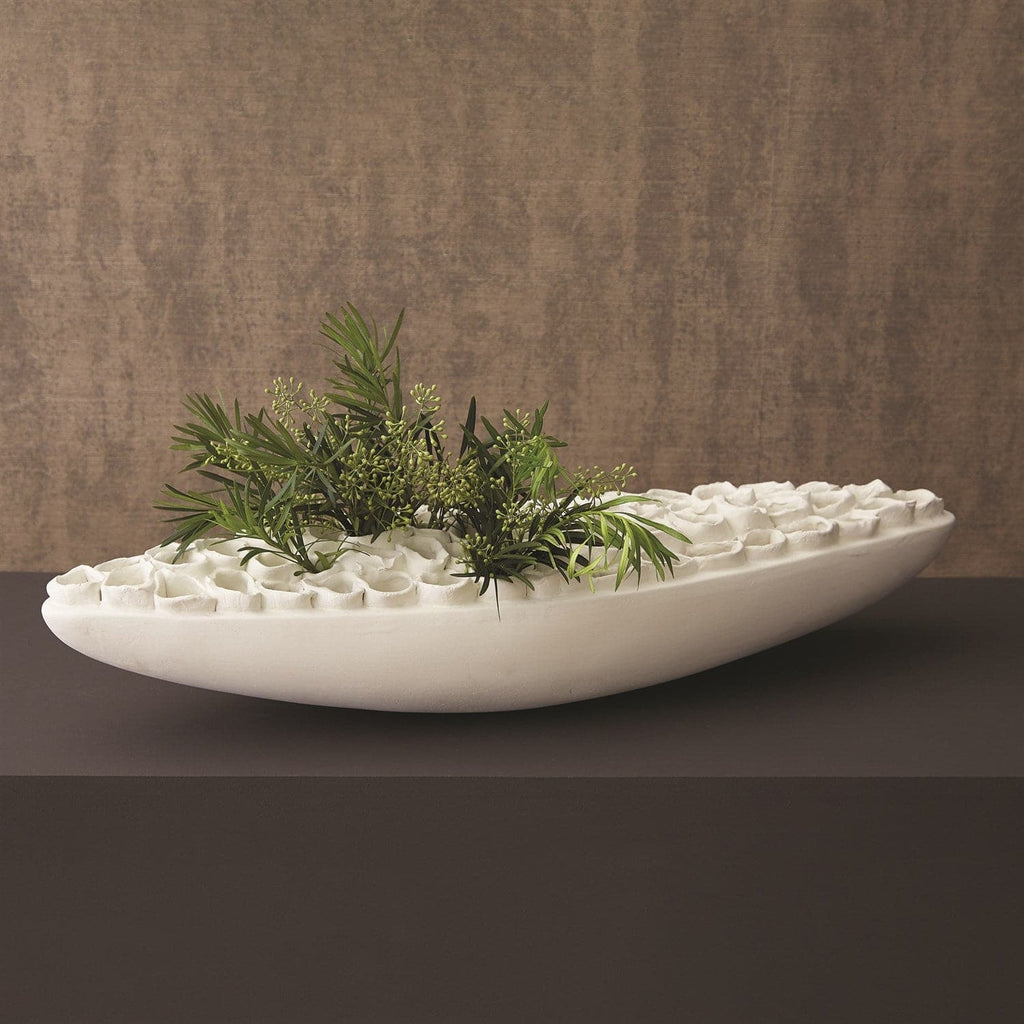 Reef Centerpiece - Matte White-Global Views-GVSA-7.30130-Vases-1-France and Son