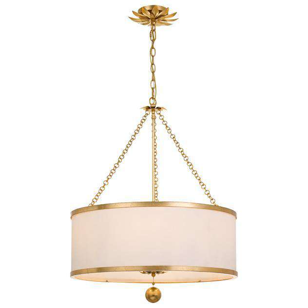 Broche 6 Light Chandelier-Crystorama Lighting Company-CRYSTO-518-GA-ChandeliersAntique Gold-1-France and Son