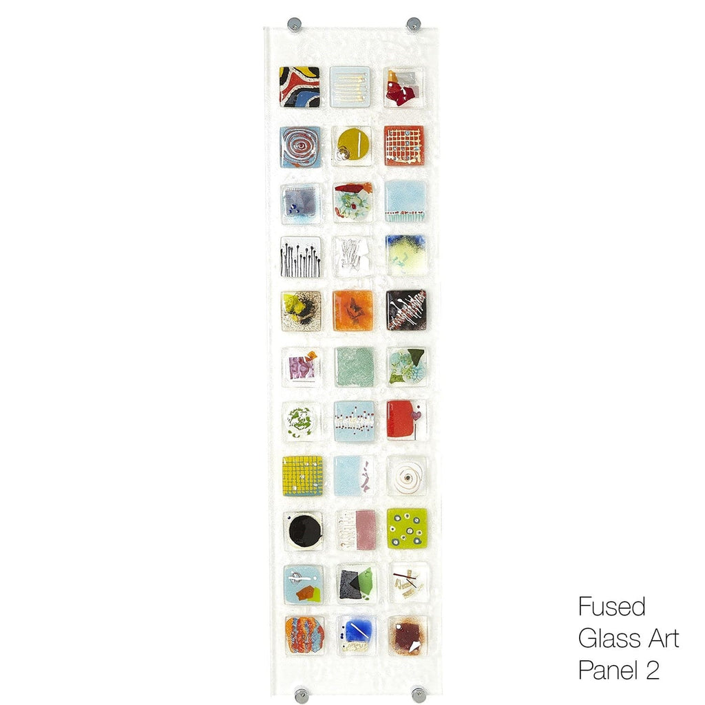 Fused Glass Art Wall Panel-Global Views-GVSA-1.10788-Wall ArtPanel 1-1-France and Son