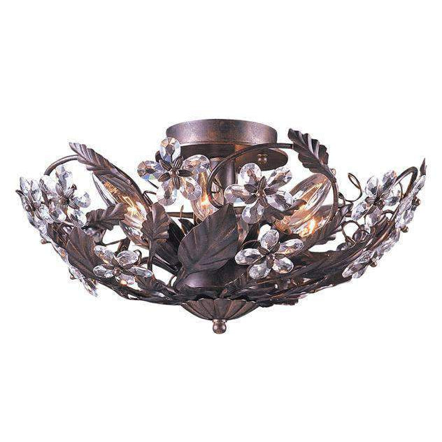 Paris Market 6 Light Semi-Flush-Crystorama Lighting Company-CRYSTO-5316-AW-Flush MountsSilver-1-France and Son