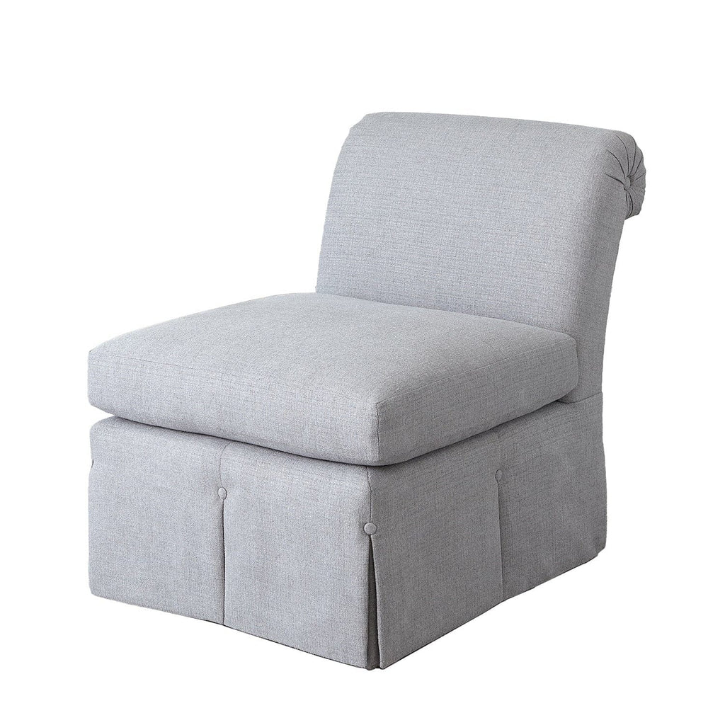 Slipper Sectional - Heather Grey-Global Views-GVSA-2682-SectionalsCorner-1-France and Son