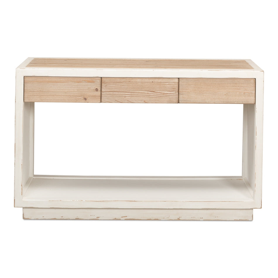 Connor Center Drawer Console-SARREID-SARREID-53456-Console Tables-1-France and Son