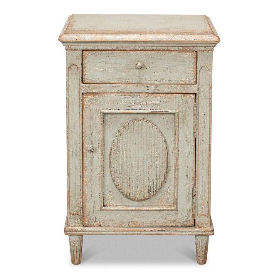 Ribbon 1 Door Commode-SARREID-SARREID-53495-4-NightstandsSage-2-France and Son