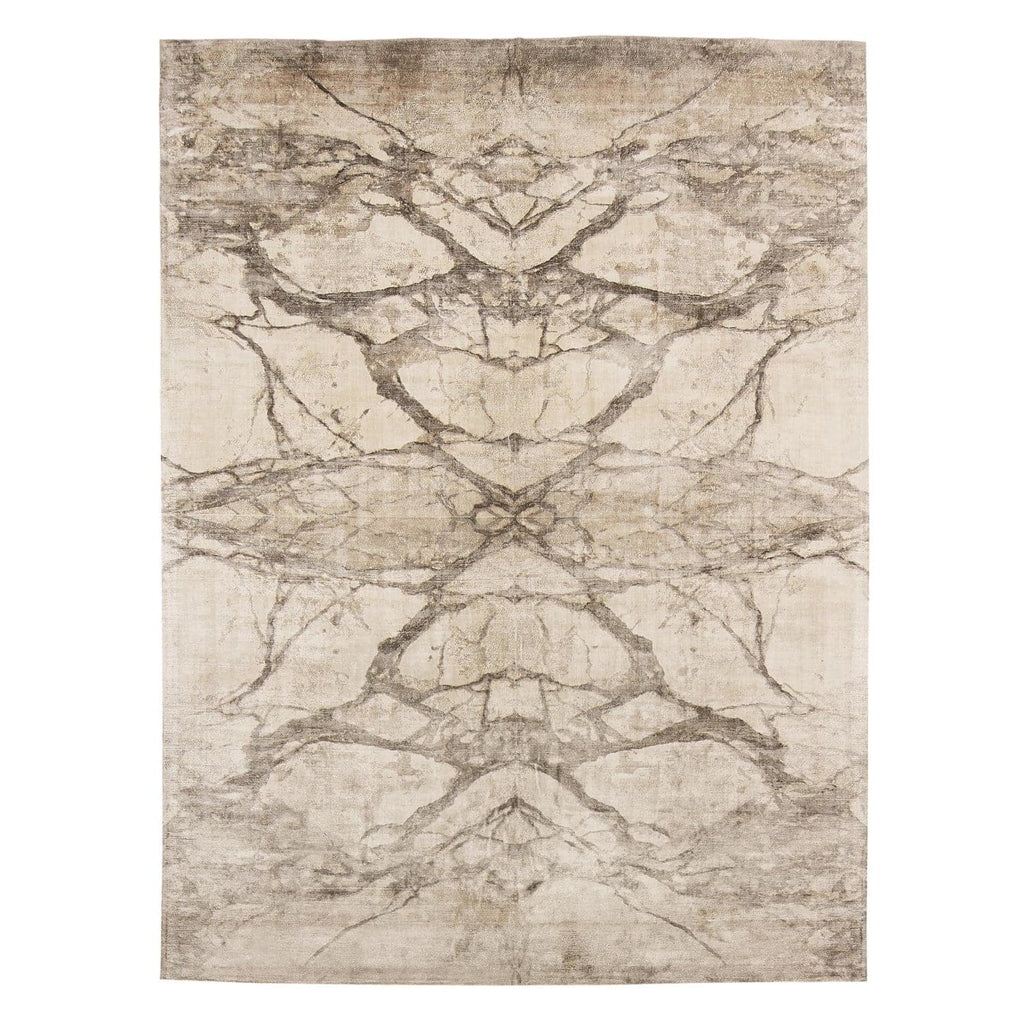 Mirror Match Marble Rug-Global Views-GVSA-9.93098-RugsNeutrals-8' x 10'-1-France and Son