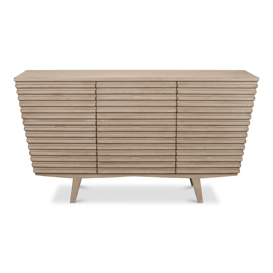 Ribbed 9 Drawer Commode-SARREID-SARREID-53590-1-DressersNatural-1-France and Son