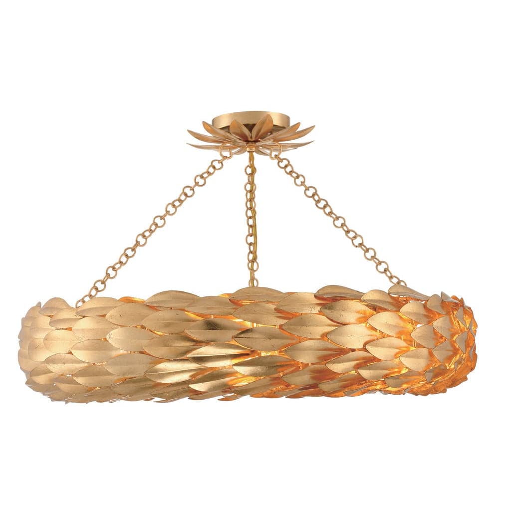 Broche Collection-Crystorama Lighting Company-CRYSTO-536-GA_CEILING-ChandeliersAntique Gold-6 Light-1-France and Son